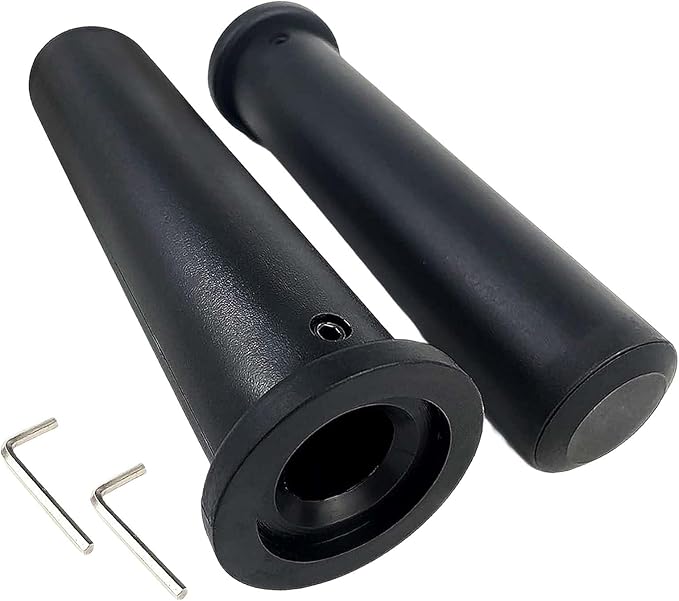 Olympic Adapter Sleeve (2 PCS), Contains 2 Spring Barbell Rings, Olympic Weight Plate Posts, Suitable for 8 ich and 11 inch Standard Barbell