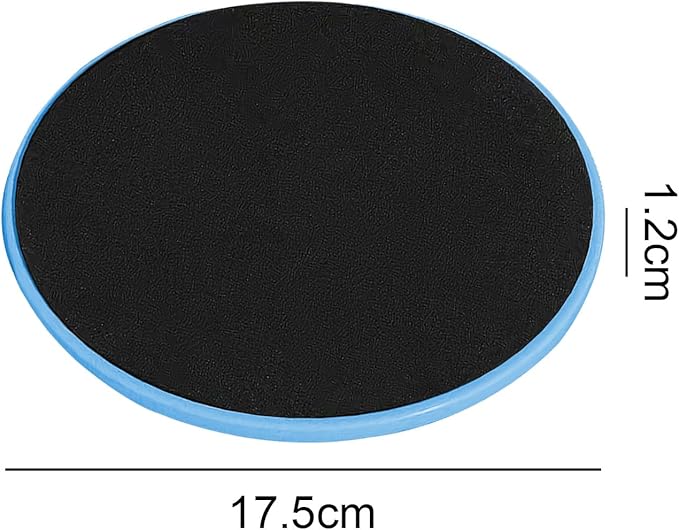 17.5cm/6.89In Round Core Sliders for Working Out,Set of 4 Exercise Core Pilates Sliders,Floor Foot Slider for Exercise 2 Color