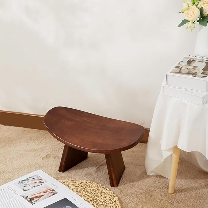 Portable Meditation Bench, Yoga Auxiliary Stool with Storage Bag, Removable Wooden Kneeling Stool, Multifunctional Ergonomic Seat, Posture Adjustment, for Yoga, Prayer, Meditation