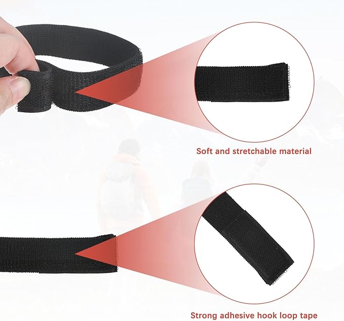 Boot Straps for Cowboy Boots - Cycling Safety Bind Pant Bands Use for Cycling & Jogging, & Camping - Adjustable Elastic Bike Ankle Leg Strap