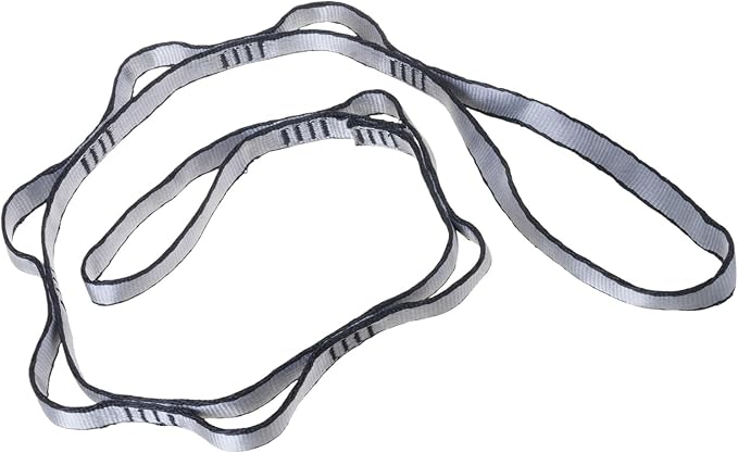Adjustable Pilates Hammocks Extension Strap 9 Rings Heavy Duty Nylons Climbing Strap For Climbing Mountaineering