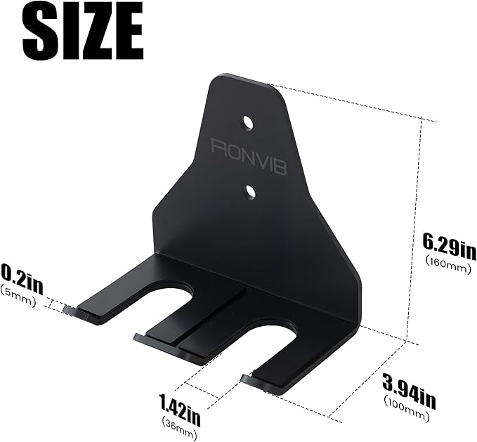 Wall-Mounted Gym Organizer, Resistance Band Storage Rack, Barbell Holder Wall Mount, Dumbbell Storage, Home Gym Accessories Holder