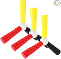 3 Pack Hand Eye Coordination Trainer Reaction Catch Trainer Hand Speed Reflex Challenge EVA Foam Reaction Ball Set for Football Basketball Baseball Team Sports, Reflex Agility Training
