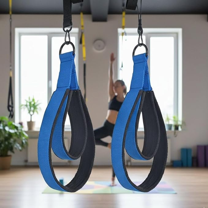 Pilates Pilates Double Loop Straps 2pcs D-Ring Straps for Reformer Pilates Accessories Yoga Exercise Fitness Yoga Exercise Accessories
