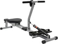 Rowing Machine, Hydraulic Rower Machine for Home, Foldable Rowing Exercise Equipment with LED Meter, 12 Levels of Resistance, Height Adjustable, 264.55 lbs Weight Capacity for Home Gym Use