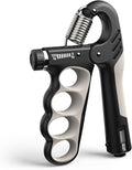 MACYO Grip Strength Trainer with Wider Handles - Adjustable Hand Grip Strengthener 11-220Lbs(5-100KG) for Large Hands, Automatic Counter & Ergonomic Design, Comfortable Forearm Workout for Athletes, Injury Recovery