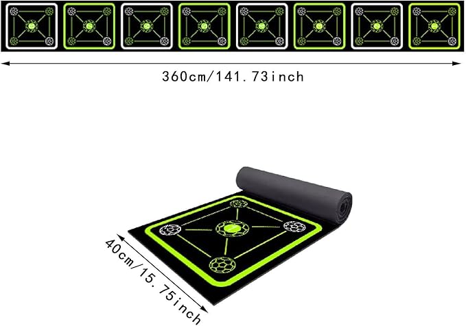 Agility Ladder Mat Speed Ladder Multipurpose Agility Training Equipment Footwork Practice for Soccer Fitness Workout Outdoor