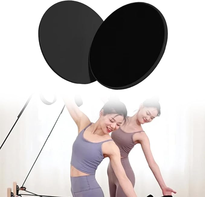 2X Exercise Core Sliders Exercise Equipment Portable Lightweight Full Body Compact Exercise Gliding Discs for Gym Pilates