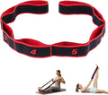 Fitness Resistance Band for Stretching and Yoga - 8/10/12 Section Fitness Resistance Band, Elastic Training Belt for Yoga, Latin, Pilates
