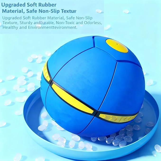 Magic Ball, Bouncing Ball, Parent-Child Interaction, Dual Form Freely Switchable, with 6 Light
