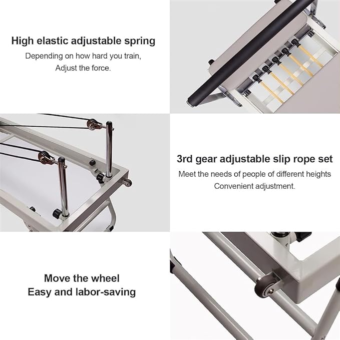 Pilates Reformer Large Equipment Core Bed Ladder Barrel Spine Corrector Stable Chair Cadillac for Home Unit Activity Room Gym