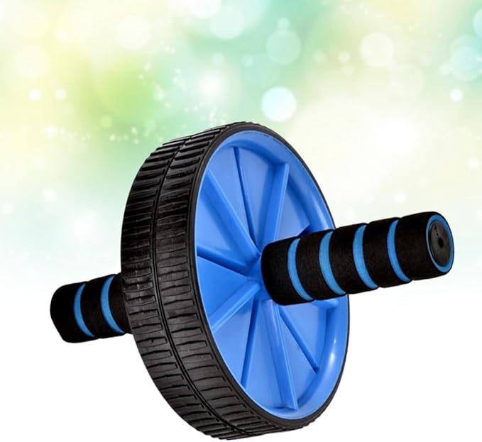 GLEAVI Double Wheel Abdominal Exercise Roller Core Training Fitness Device Mute Ab Roller for Home Gym Workout