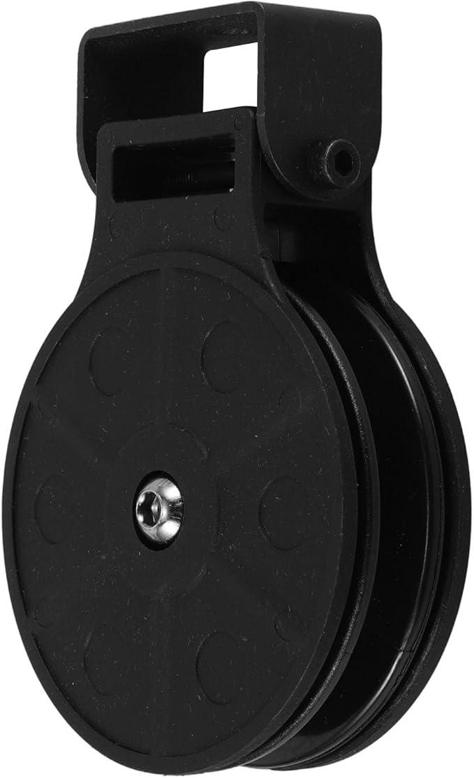 Gym Cable Pulley System with Traditional Pulley Head and Hook, Sturdy Strength Training Equipment Attachment for Home Gym and Fitness Workout