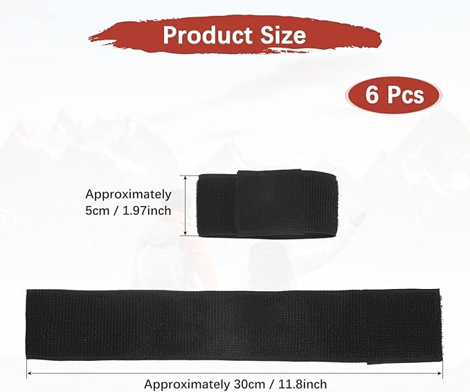 Boot Straps for Cowboy Boots - Cycling Safety Bind Pant Bands Use for Cycling & Jogging, & Camping - Adjustable Elastic Bike Ankle Leg Straps