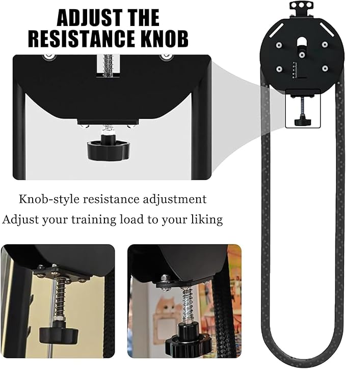 Endless Rope Trainer | Adjustable Resistance Trainer Machine | Suspension Portable Cable Pulley System | Closed-Loop Nylon Rope | Home Gym Pulley System for Interval Resistance Training