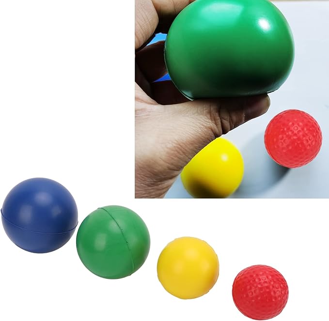 Piano Finger Hand Shape Training Ball, Grip Training Ball for Children, Finger Wrist Corrector Finger Ball (4pcs)