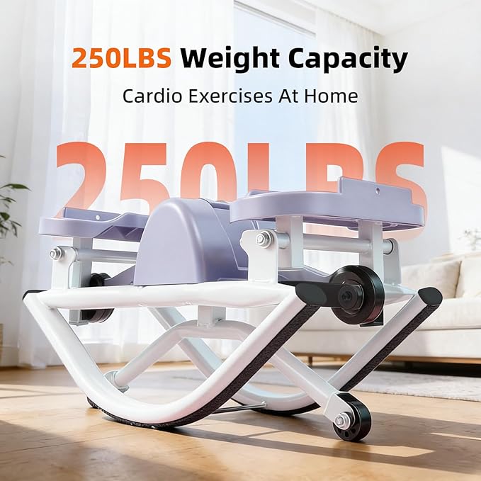 Rock Fitness Stepper, Portable Step Rocker Side to Side at Home, Aerobic Workout Machine Fitness Equipment Suitable for Apartment and Dormitory