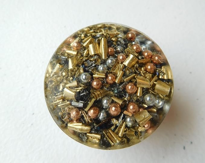 Leopard Jasper Orgone Generator Energy Accumulator 7.83Hz/432Hz/528Hz/Advance Harmonics Many Beautiful Ingredients!! (Leopard Jasper)