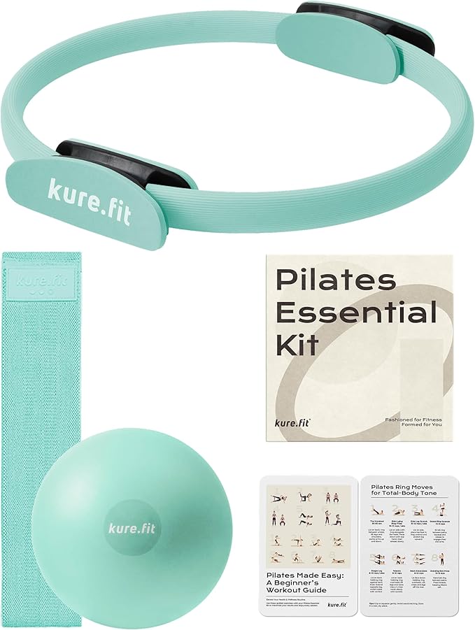 Sage Pilates Kit 1lb Weighted Bangles 2to5lb Dumbbell Bundle
