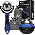 Nobility Massage Ball Roller– Ice Cold and Hot for Deep Tissue and Sore Muscle Relief of Stiffness and Stress, Body, Neck, Back, Foot, Plantar (Blue)