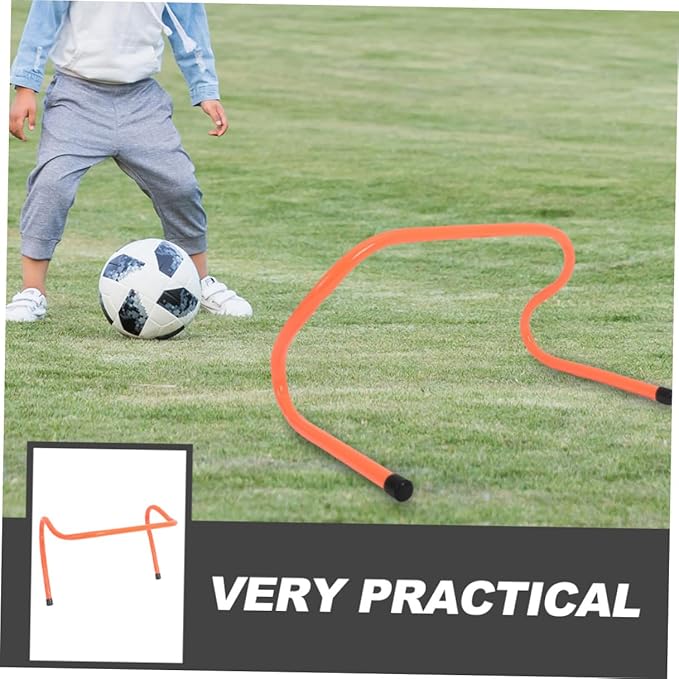 VICASKY 4 Pcs Plastic Agility Speed Hurdles 15cm for Soccer Training and Youth Sports Conditioning Equipment