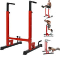Yes4All Dip Stand 500 LBS Capacity, 80 Levels Adjustable Dip Bars, Dip Station Machine for Home Gym