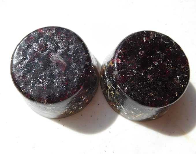 Garnet Orgone Generator Energy Accumulator 7.83Hz/432Hz/528Hz/Advance Harmonics Many Beautiful Ingredients! (Garnet)