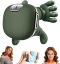 Shoulder & Neck Massager with Heat, 4D Bionic Heated Neck Massager with Fingers Simulates a Real Palm Massage for Comfort, 3 Intensity Levels + 2 Heat Settings Relax Muscle Tension