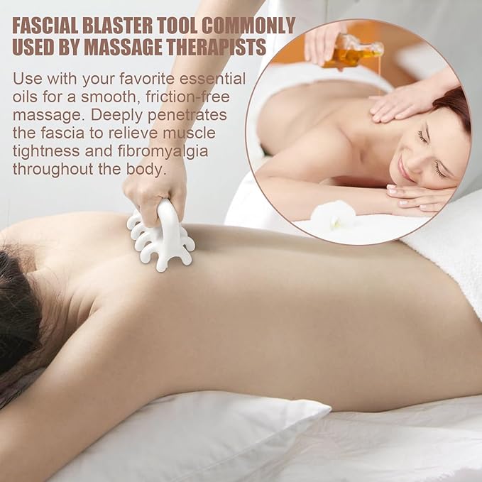 Fascia Massage Tool Trigger Point Massage Tools Anti Blaster for Cellulite Massage Tool Reaching Deep Myofascial Tissue Throughout The Body Release Muscle Knot Reduction Cellulite