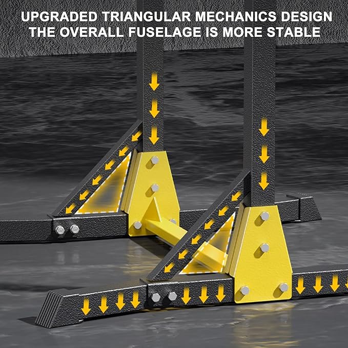 Pull Up Bar Free Standing, 800lbs Metal Pull Up Tower with 63~84inch 11 Gears Height Adjustment, Pull Up Station for Outdoor Home Gym Strength Training