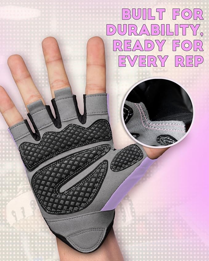VINSGUIR Workout Gloves for Men and Women, Weight Lifting Gloves with Excellent Grip, Lightweight Gym Gloves for Weightlifting, Cycling, Exercise, Crosstraining, Pull ups, Fitness, Climbing and Rowing