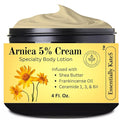 Essentially KateS Arnica 5% Cream Lotion 4 Fl Oz – Frankincense Oil, Shea Butter, Ceramides 1, 3, 6II for Skin & Muscle Care
