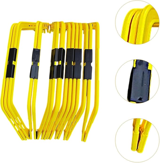 Yiju Soccer Agility Ladder Exercise Speed Training Hurdles Instant Set up Jumping Obstacles Fitness Equipment for Sports Track