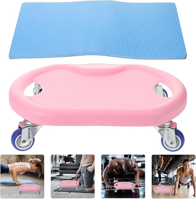 SUPVOX 1set Abdominal Training Sliding Discs with Knee Pad Portable Fitness Equipment for Full Body Workouts Silent Design for Home Gym and Travel Versatile Workout Sliders for Core