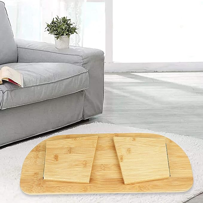 Kneeling Meditation Bench with Foldable Bamboo Meditation Bench Legs, Perfect Kneeling Stool Ergonomic Bamboo Bench - Includes Carrying Bag