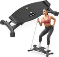 Balance Board for Full Body Workout, Wobble Board with LCD Monitor & Resistance Bands, 300 lbs Capacity Portable Rocker Board for Home Gym, Cardio, Core & Leg Training
