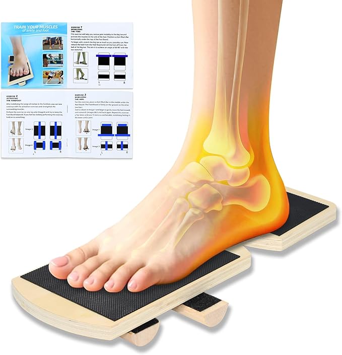 Ankle Balance Board & Ankle Strengthener for Physical Therapy Rehab, Plantar Fasciitis Relief, Stability Training, Balance Training – Foot Strengthener & Single Leg Balance Board