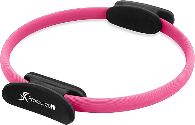 The ProsourceFit Resistance Ring enhances Pilates Workouts with Light Resistance to Help Tone and Strengthen Your Entire core and Body
