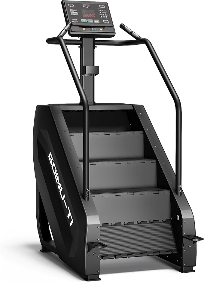 T1 Stair Stepper Machine, 550Lbs Commercial Grade Stair Climber for Home with 15 Resistance Level and LED Screen, Stepmill Exercise Machine for Cardio and Full Body Workouts, 24-164 Steps/Min