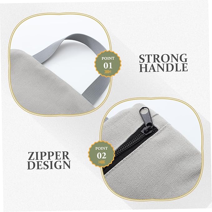 balacoo Fitness Training Sandbag Durable Exercise Sandbag with Handles for Weightlifting Yoga and Muscle Building Versatile Sand Weighting Bag for Home and Gym Workouts Gray