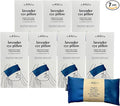 The Asli Co. [7 Packs] 2 in 1 Hot & Cool Therapy Handmade Eye Pillow (Prussian Blue) Filled with 100% Natural Organic Flax Seeds & Lavender - Soothing and Calming Scent for Relaxation & Deep Sleep