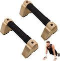 Wooden Parallettes Bars – Pair of 20CM Solid Wood Push Up Bars for Calisthenics, Handstand Training & Strength Workouts, Non-Slip Base Handstand Blocks & Pushup Handles for Home Gym Fitness