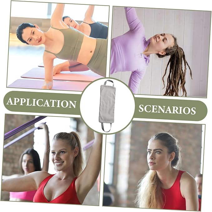 GALPADA Workout Sandbags Yoga Sandbag Fitness Bag Strong Material Comfortable Handles Increase Strength