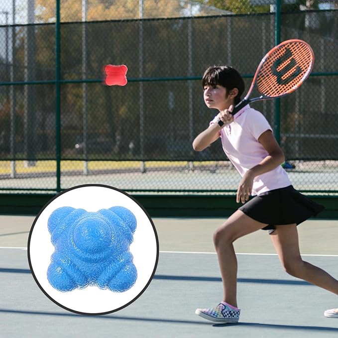 BESPORTBLE 6pcs Hexagonal Reaction Balls Tpr Agility Training Equipment for Hand-eye Coordination Speed Reflex Exercise Fitness Workout
