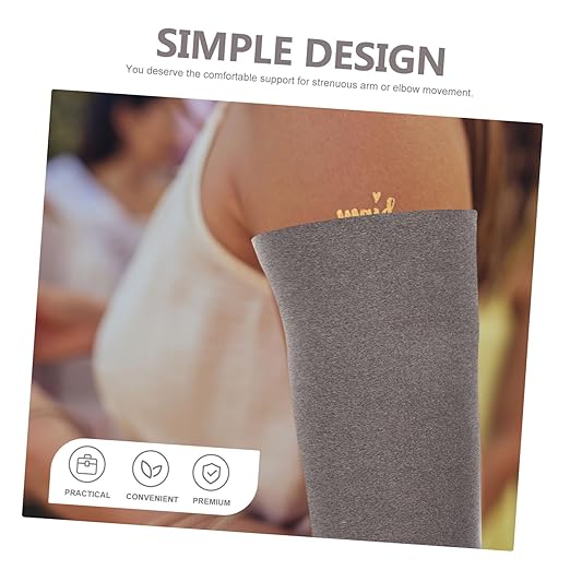 1 Pair Elbow Protector Sleeve Warm Comfortable Arm Support for Sports Unisex Cold Elbow Wrap for Winter Activities Durable Lightweight Design for Fitness Enthusiasts