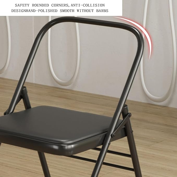 Yoga Chair,Double Beam Pilates Chair,PU Seat Surface Comfortable and Soft,for Home Office Dining Indoor Outdoor
