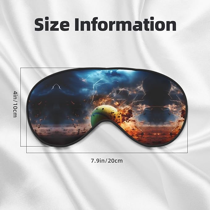 Lightning Tennis Head-Mounted Double-Sided Light-Blocking Sleeping Eye mask to Protect Eyes and Relieve Eye Fatigue