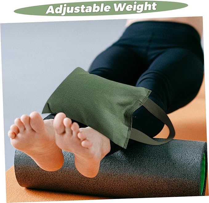 2Kg Weighted Sandbag for Yoga and Fitness Fillable Canvas Bag with Handle Weight for Versatile Training Dance Yoga and Exercise Activities