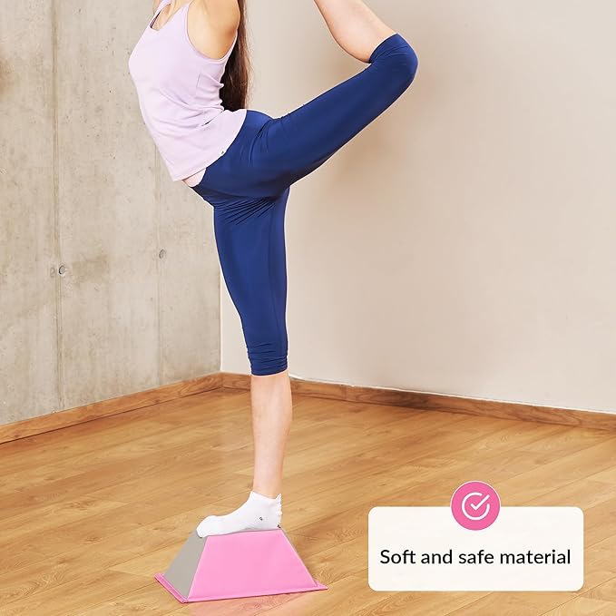 Stunt Trainer Stand for Cheerleading | Portable Cheer Balance Trainer | Stunting Flyer Practice Platform | Lightweight Gymnastics Balance Block | Cheerleading Equipment for Safe Skill Training