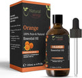 Essential Oil | Pure Aromatherapy Oil for Diffusers, Hair Growth, Skin, Scalp Care, Massage | Refreshing Hair Oil for Women & Men | Natural Essential Oil for Diffuser (Orange)